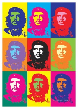 Abstracto famoso Painting - Artistas POP Che Guevara